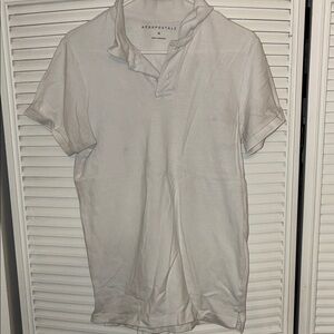 Aeropostale White Men's Polo Shirt